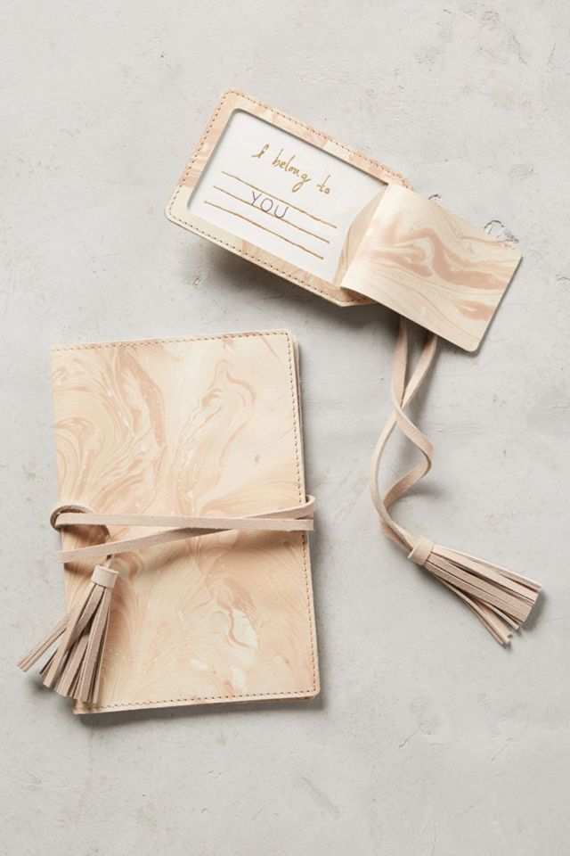 Marbled Passport Holder #3