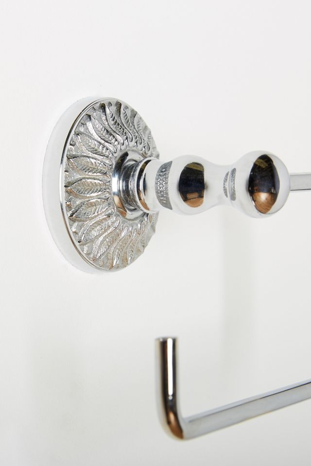 Floral Imprint Toilet Paper Holder #2