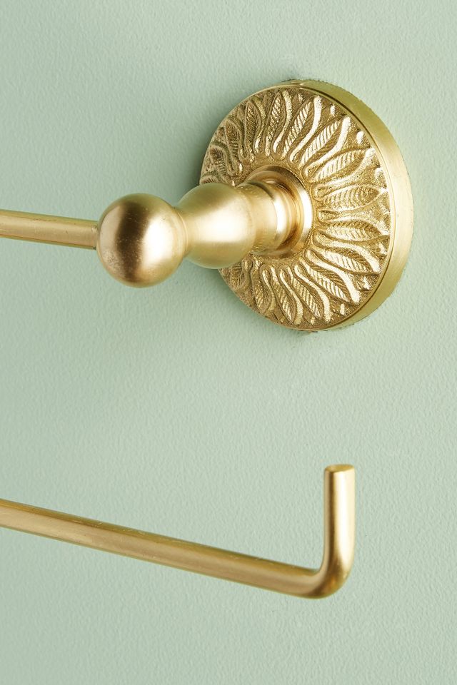 Floral Imprint Toilet Paper Holder #2