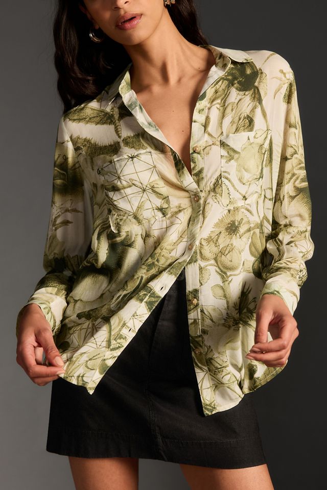 The Romy Relaxed Buttondown Shirt by Pilcro: Manel Villalonga Edition #3