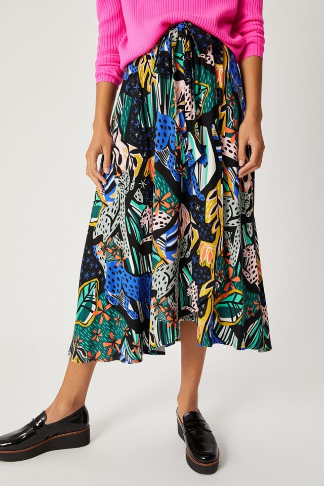 Masha Volnova Saoirse Tiered Midi Skirt #1