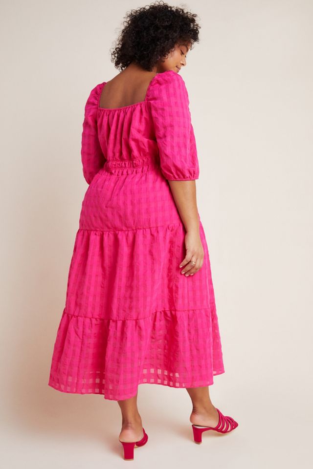 Francesca Tiered Plus Midi Dress #1