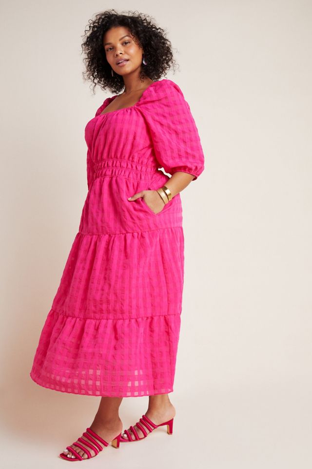 Francesca Tiered Plus Midi Dress #3