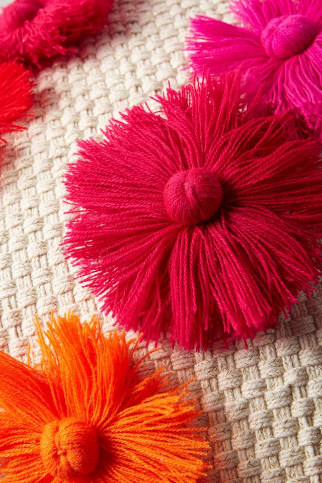 Textured Blooms Pillow #3