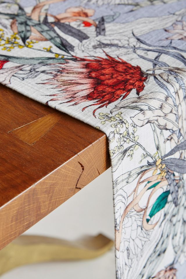 Sketched Songbird Table Runner #1