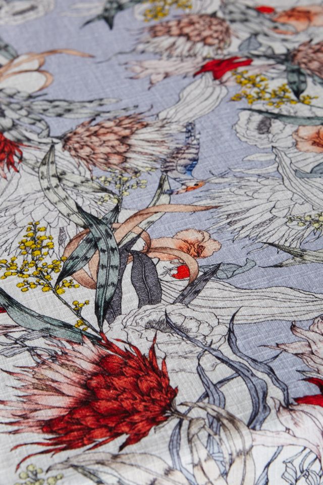 Sketched Songbird Table Runner #2
