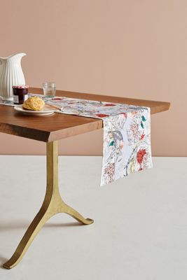 Sketched Songbird Table Runner