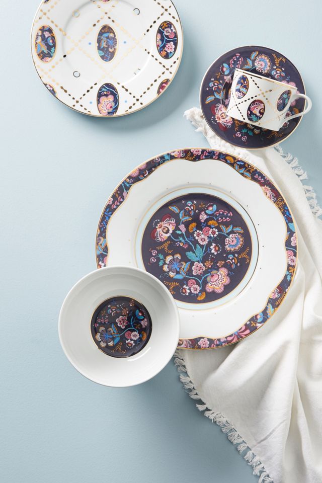 Liberty for Anthropologie Mabelle Floral Side Plate #1