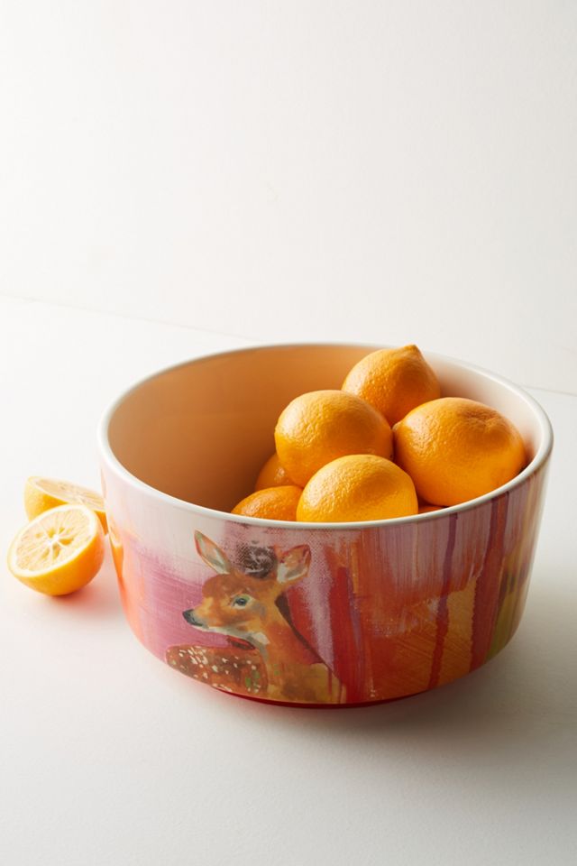 Winter Fauna Serving Bowl