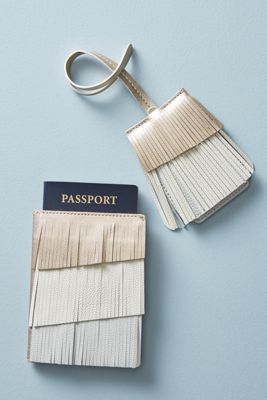 Fringed Passport Holder