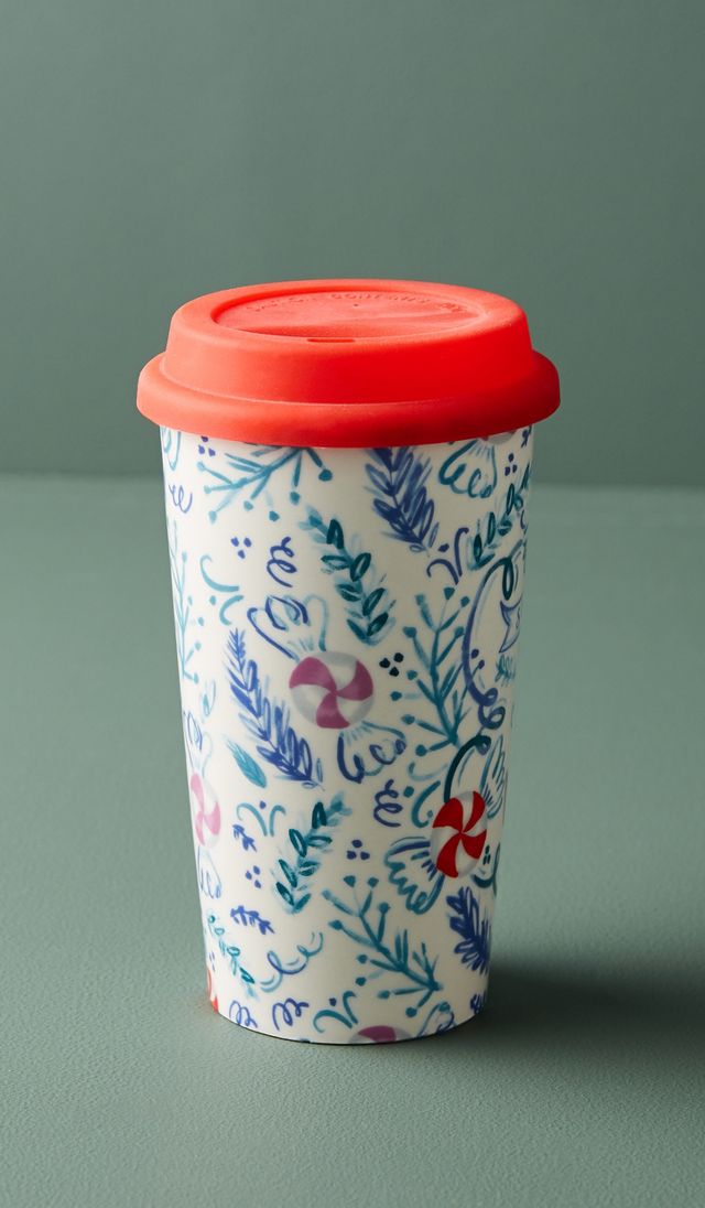 Peppermint & Marshmallow Travel Mug #1