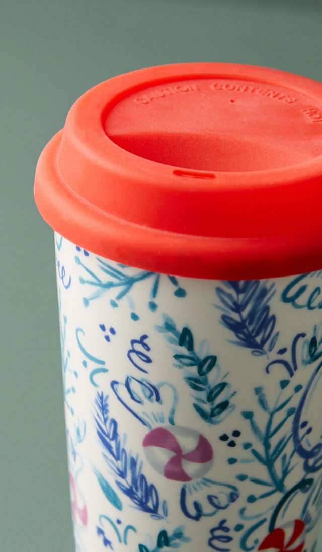 Peppermint & Marshmallow Travel Mug #2