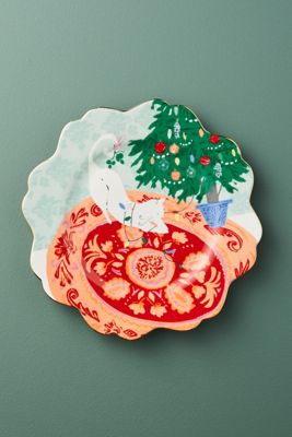 Holiday Spirit Dessert Plate