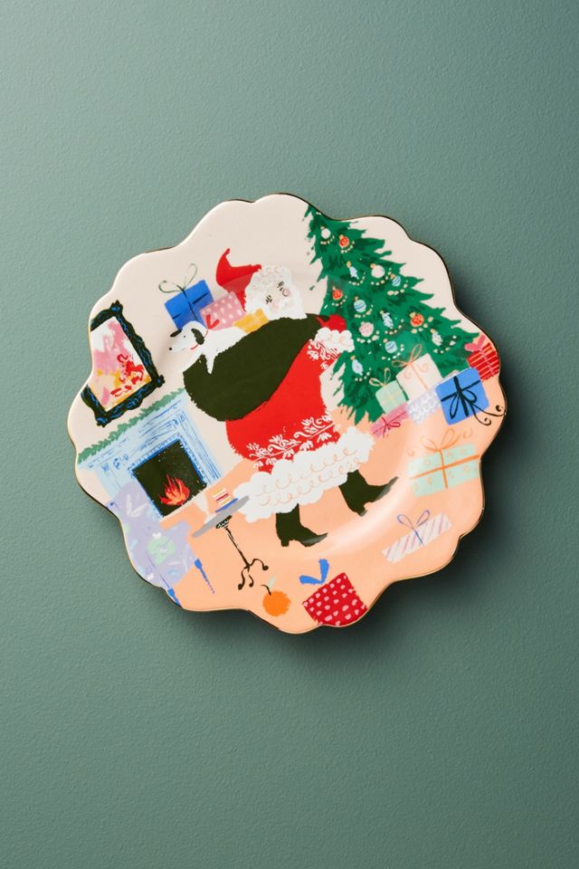 Holiday Spirit Dessert Plate #1