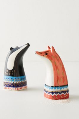 Forest Dweller Salt & Pepper Shaker Set
