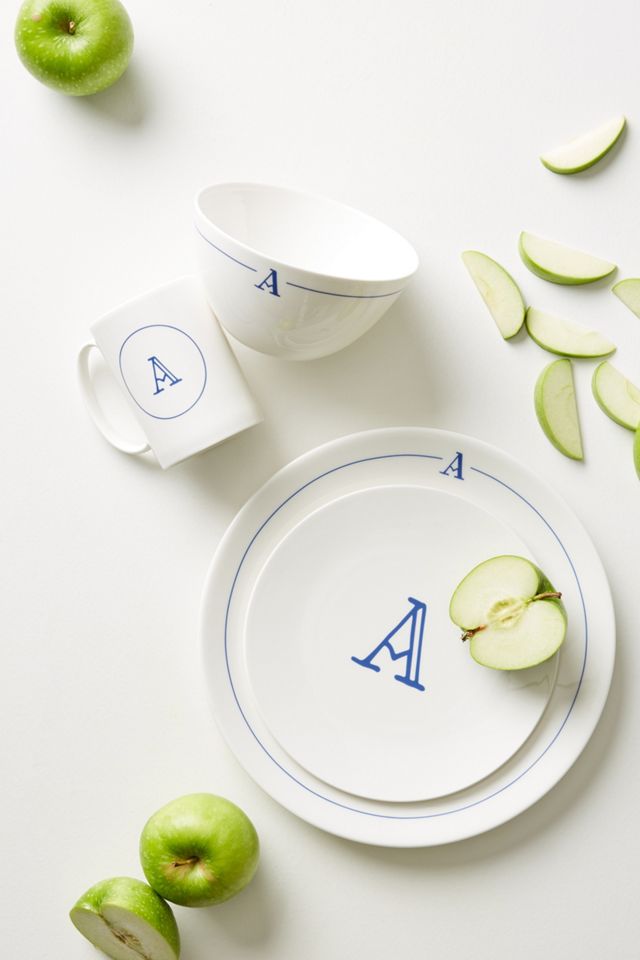 Modern Monogram Side Plate #1