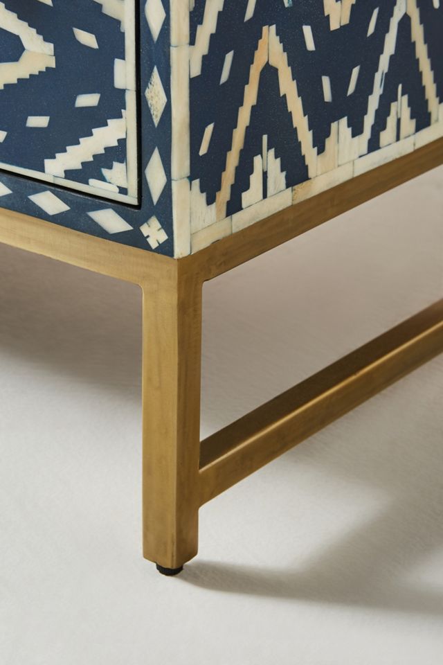 Ikat Inlay Six-Drawer Dresser #6