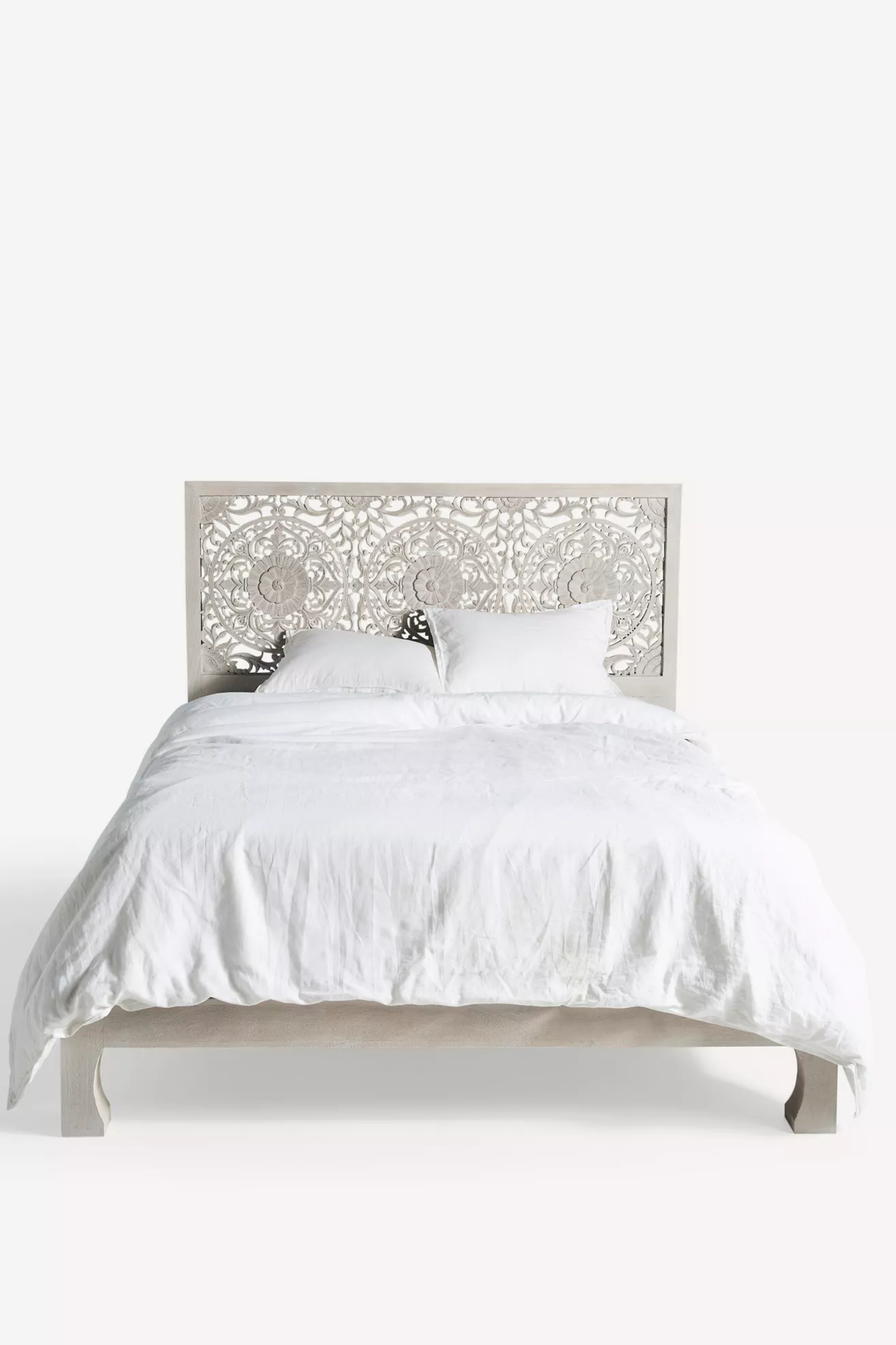 Handcarved Low Lombok Bed | Anthropologie