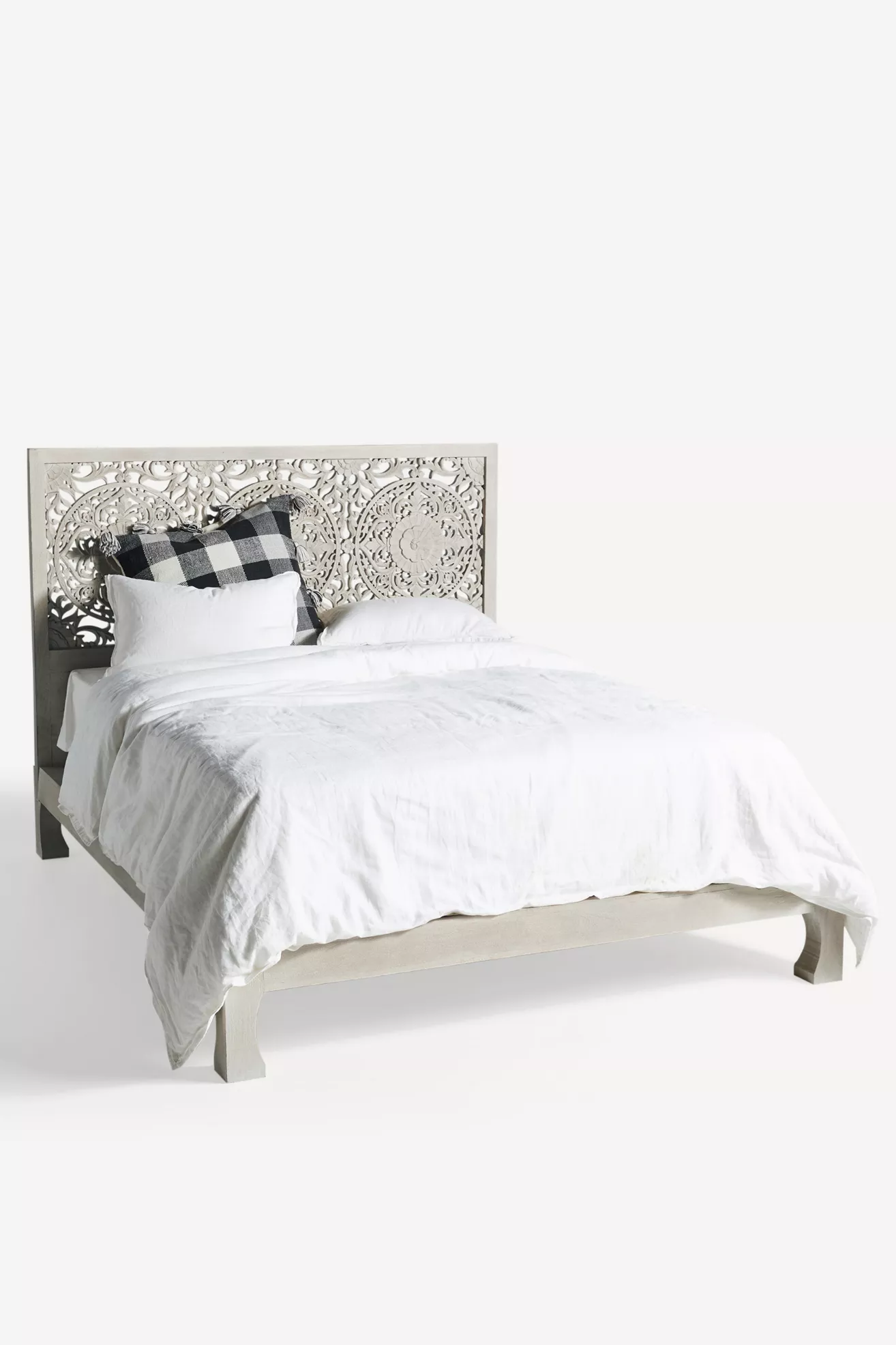 Handcarved Low Lombok Bed | Anthropologie
