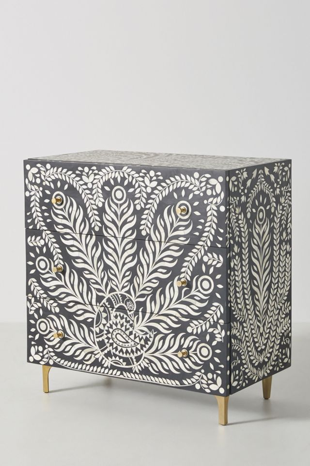 Lucienne Three-Drawer Dresser #1