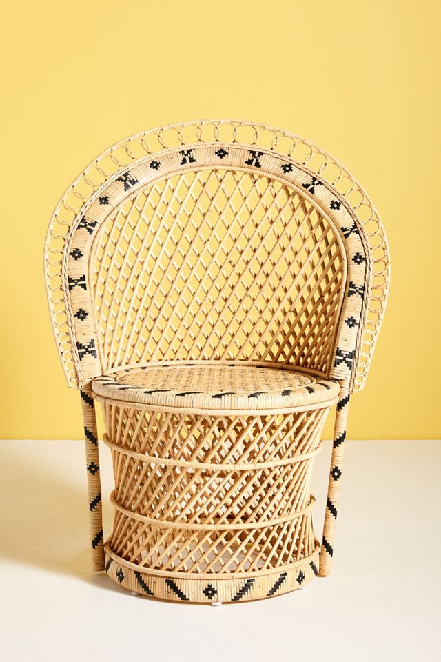 Barrel-Backed Woven Dining Chair #2