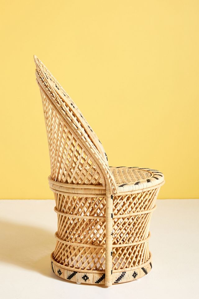 Barrel-Backed Woven Dining Chair #3