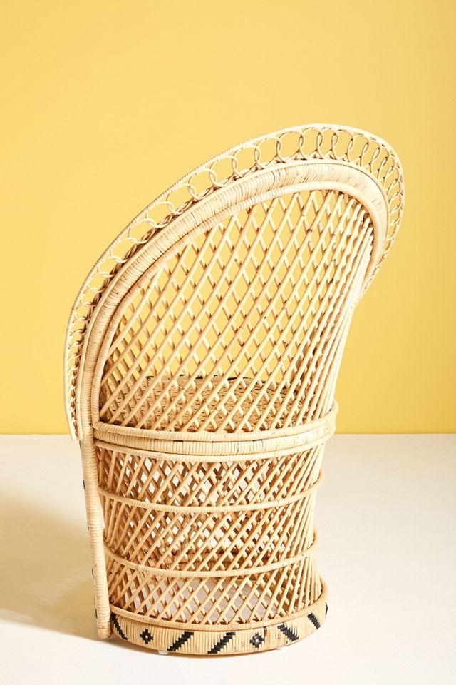 Barrel-Backed Woven Dining Chair #4
