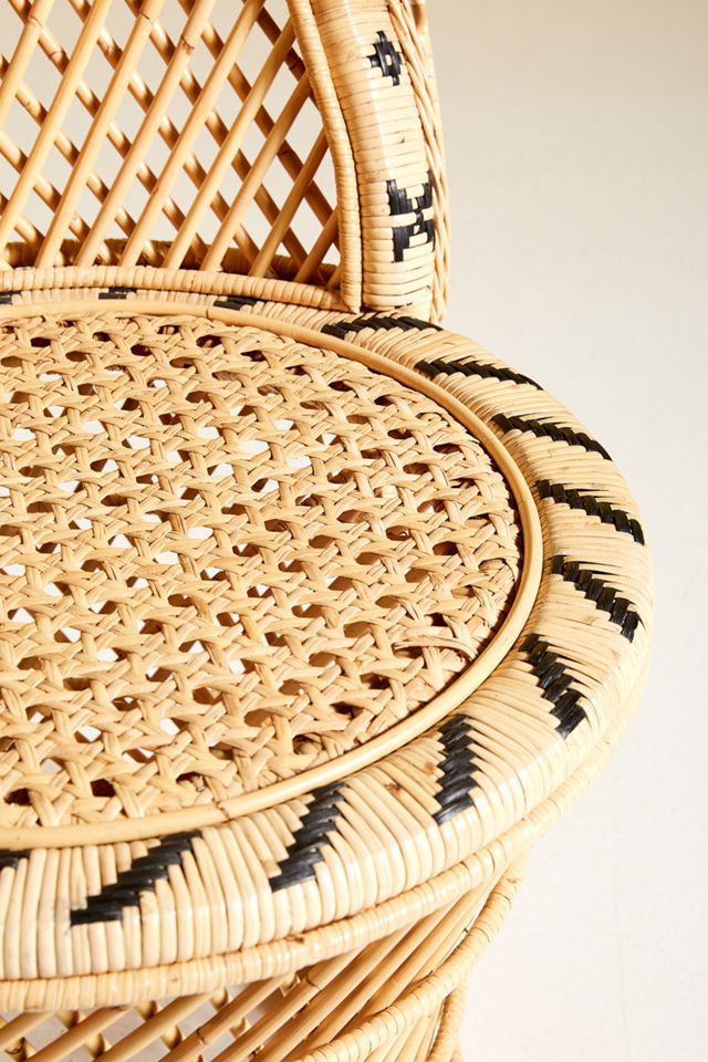 Barrel-Backed Woven Dining Chair #6