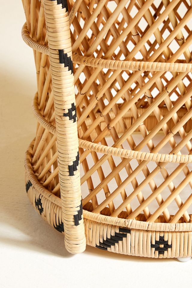 Barrel-Backed Woven Dining Chair #7