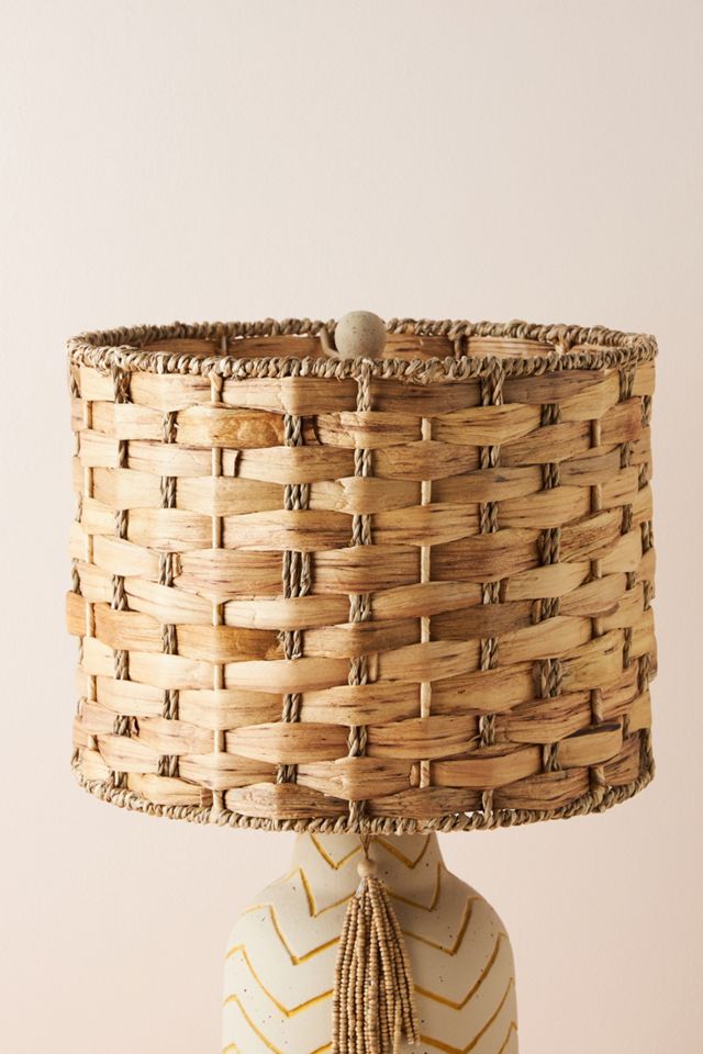 Woven Water Hyacinth Lamp Shade #2
