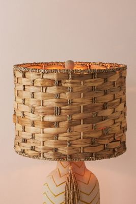 Woven Water Hyacinth Lampshade