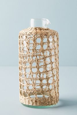 Seagrass-Wrapped Carafe