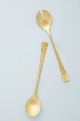 Lotus Serving Utensils, Set of 2