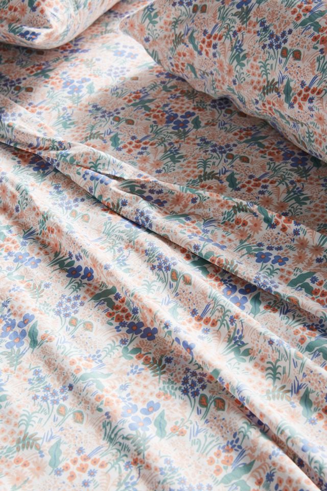 Rifle Paper Co. for Anthropologie Meadow Sheet Set #1