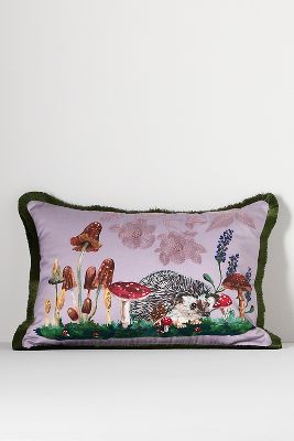 Shop Nathalie Lete Embroidered Velvet Cushion