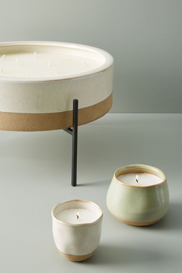 Colossal Dip-Dyed Ceramic Citronella Candle #1