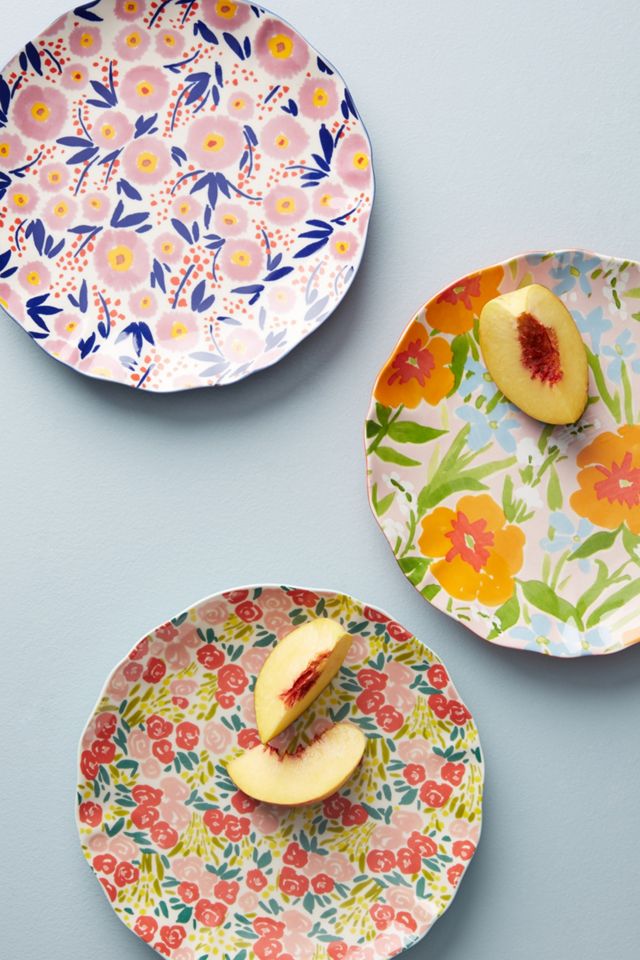 Painted Poppies Side Plate #2