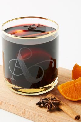 Gilded Monogram DOF Glass