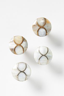 Pearlescent Infinity Knobs, Set of 2