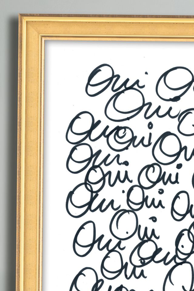 Oui Wall Art #1