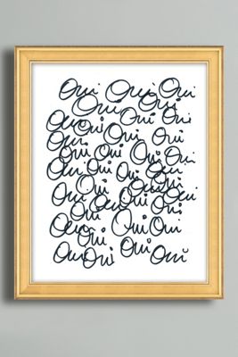 Oui Wall Art