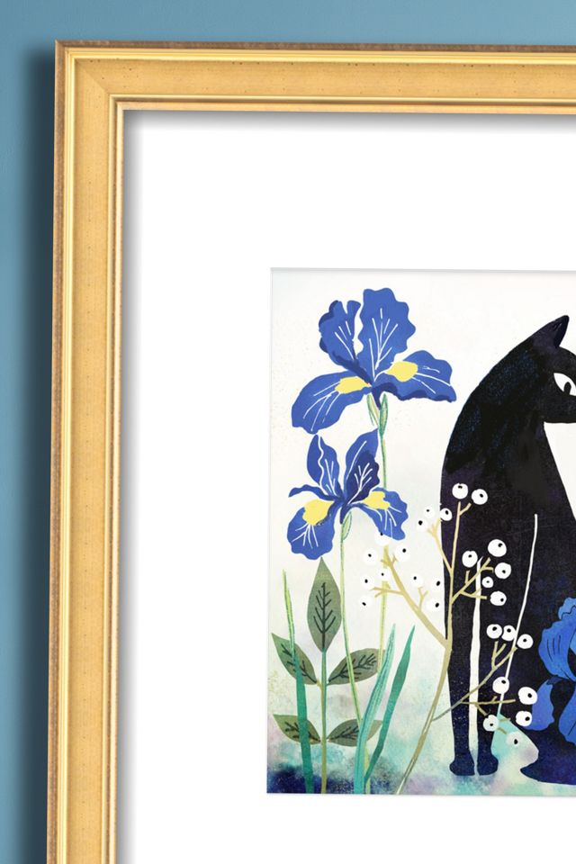 Black Cat Wall Art #1