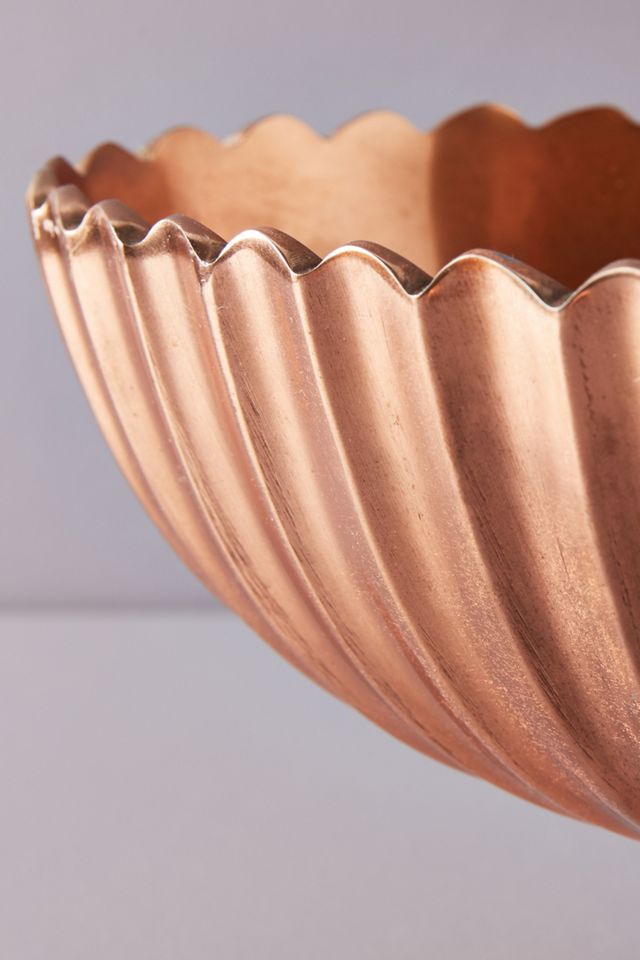 Copper Pedestal Vase #2