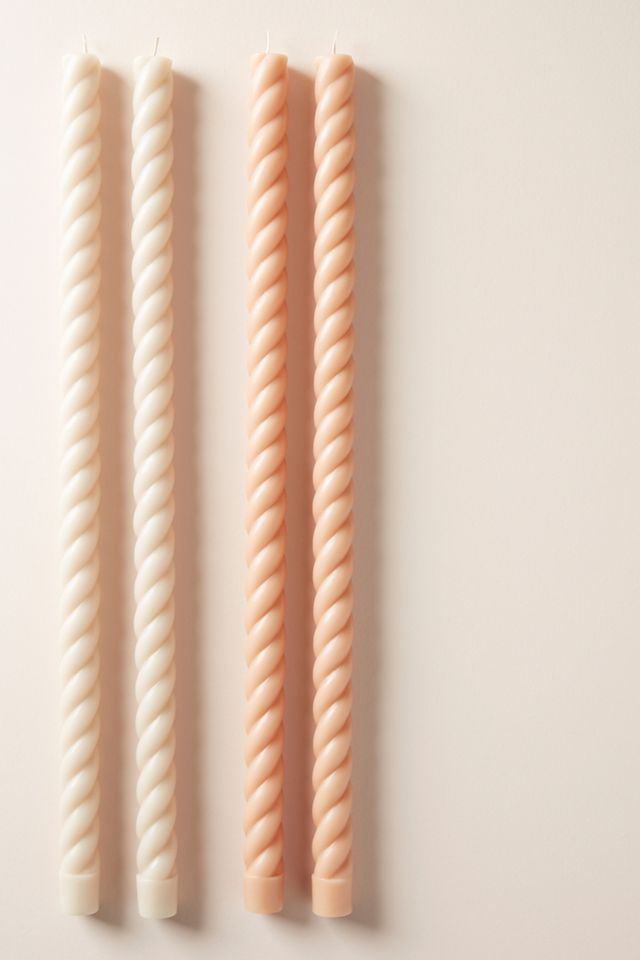 Swirled Taper Candles, Set of 2 #2