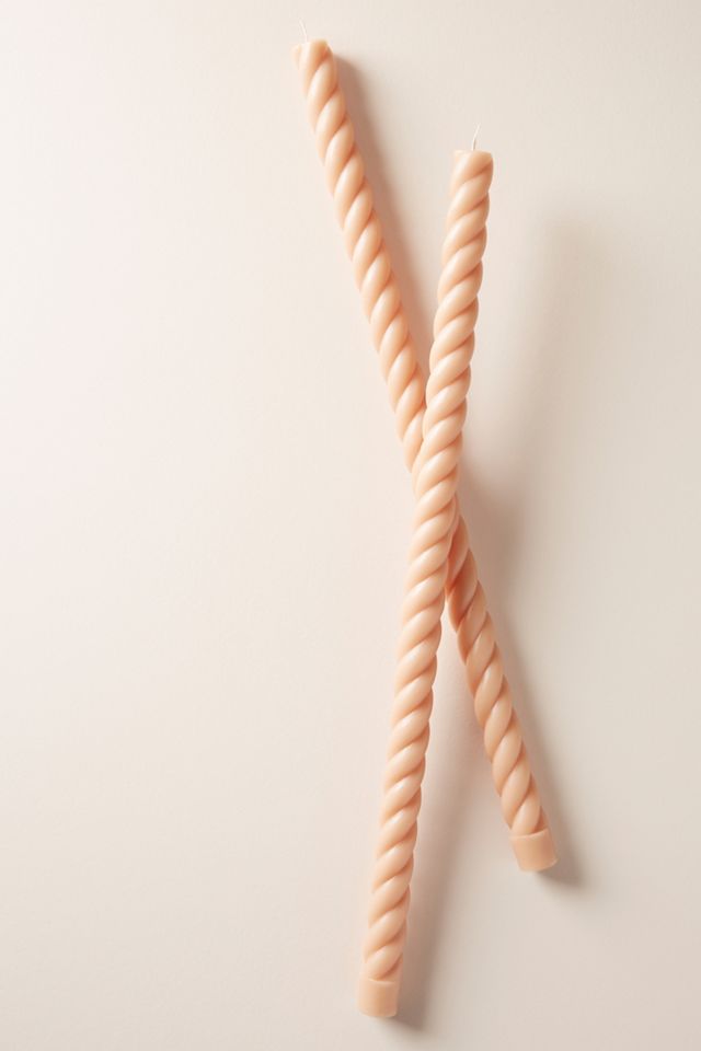 Swirled Taper Candles, Set of 2 #1