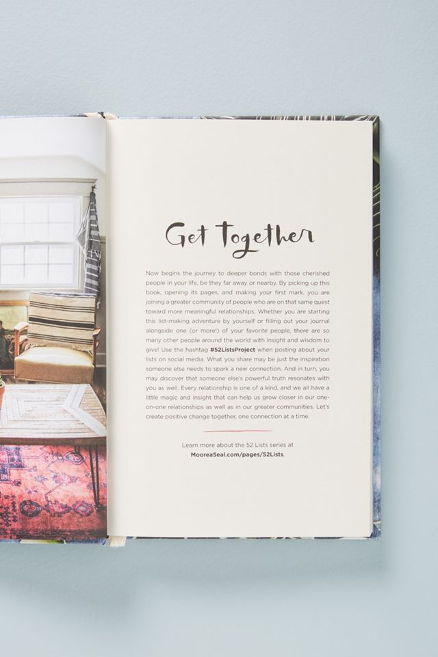 52 Lists for Togetherness #1