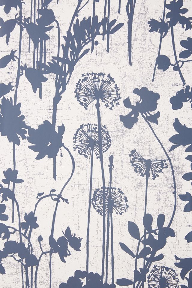 Distressed Floral Wallpaper #2