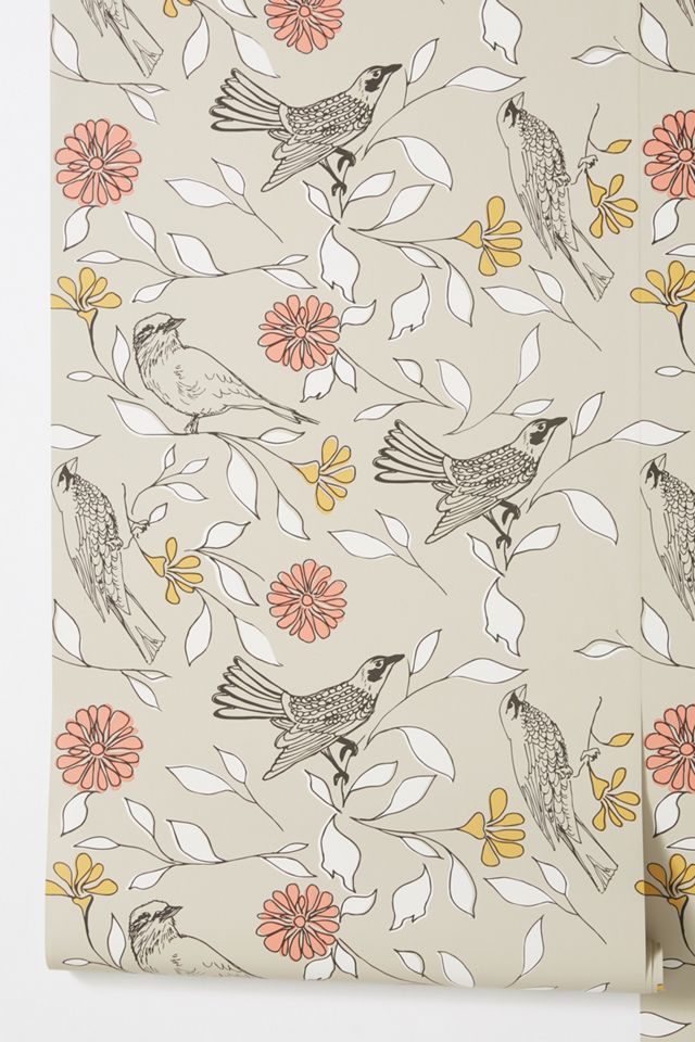 Songbird Peel-and-Stick Wallpaper #1