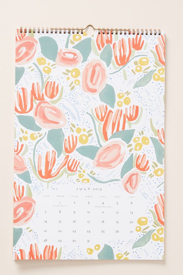 Seedlings Blume 2019 Wall Calendar #2