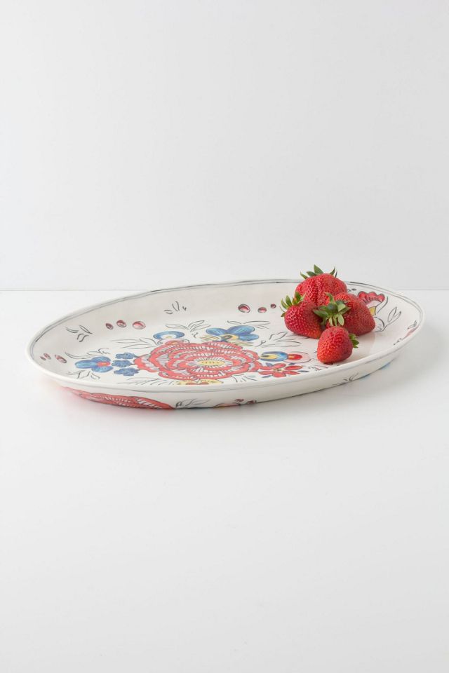 Peony Portrait Platter #2